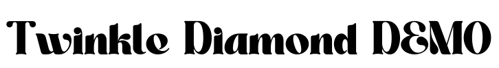 Twinkle Diamond DEMO Font Image