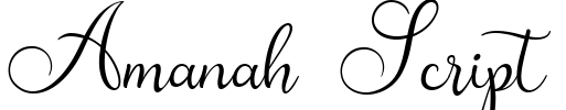 Amanah Script