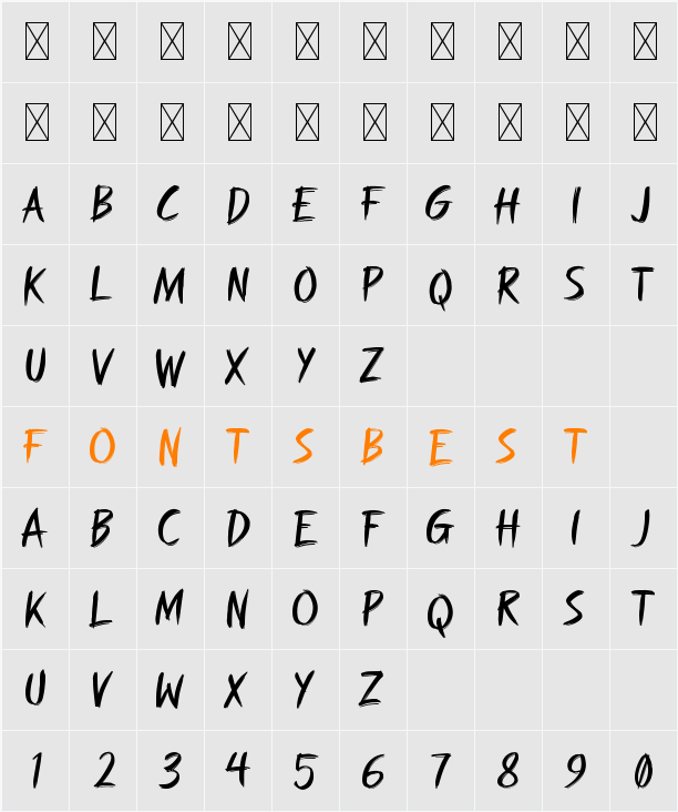SMACK Character Map