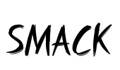 SMACK Font Image