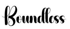 Boundless Font Image