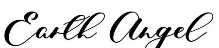 Earth Angel Font Image