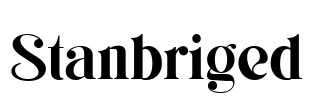 Stanbriged Font Image