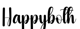 Happyboth Font Image