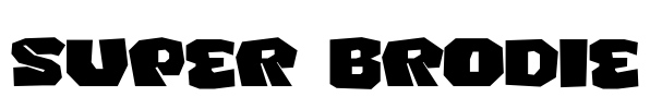 Super Brodie Font Image