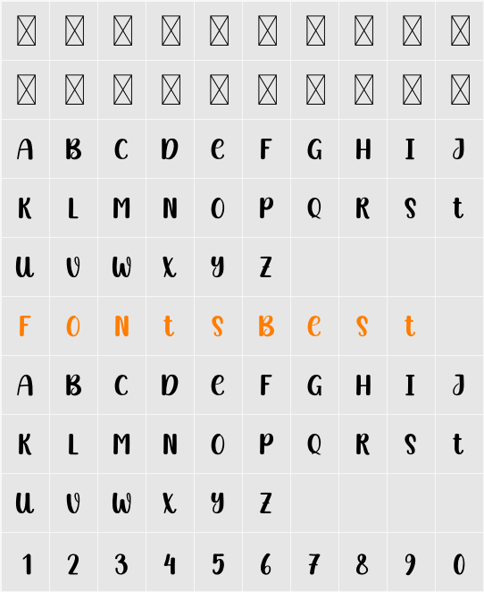 Night Love Character Map