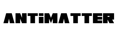 Antimatter Font Image