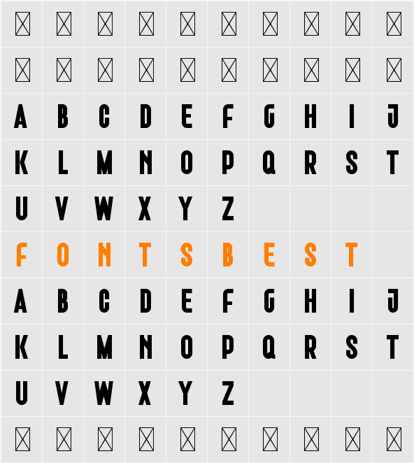 Divergentes Character Map