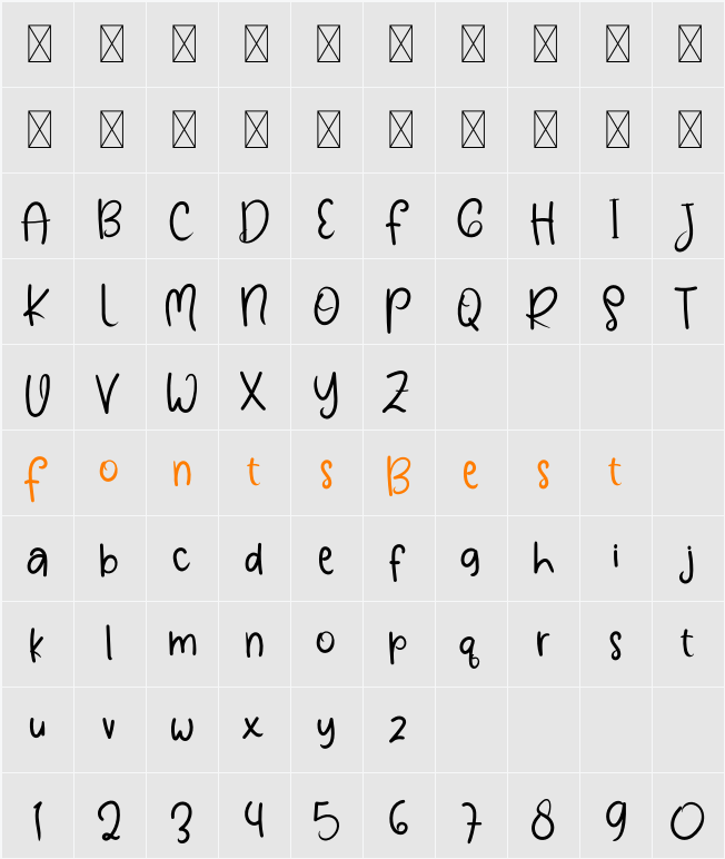 Pumpkin Saturday Character Map