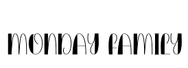 Monday Family Font Image