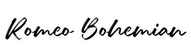 Romeo Bohemian Font Image