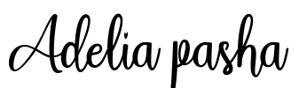 Adelia pasha Font Image