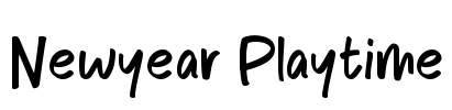 Newyear Playtime Font Image