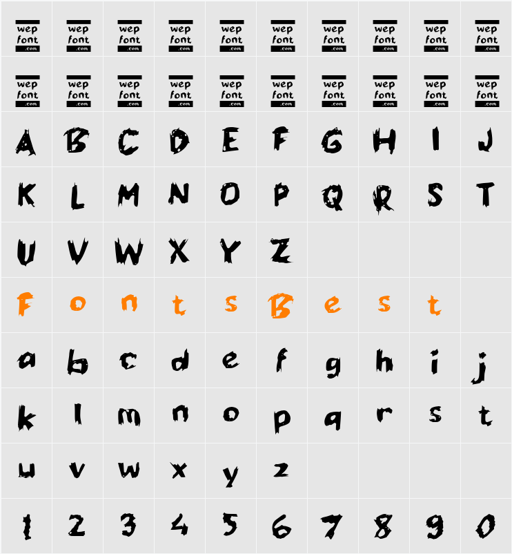 Obaen Character Map