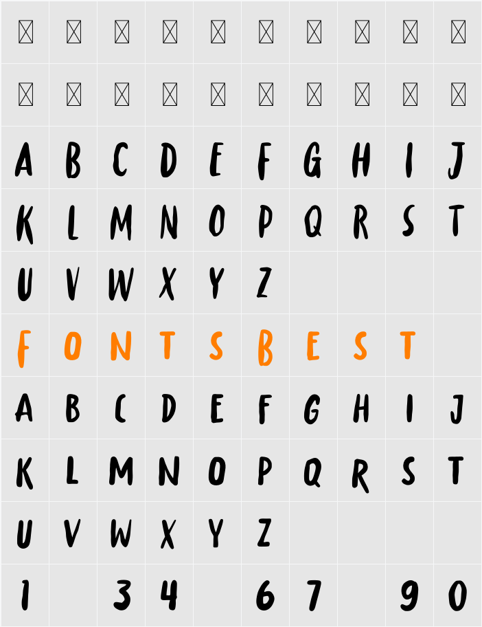 Agness Character Map