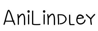 AniLindley Font Image