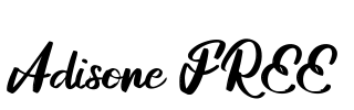 Adisone FREE Font Image