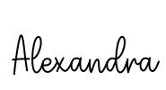 Alexandra Font Image