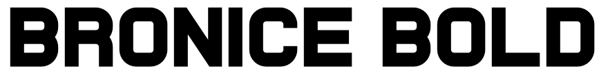 Bronice Bold Font Image