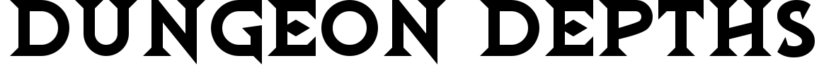 Dungeon Depths Font Image