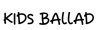 Kids Ballad Font Image