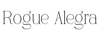 Rogue Alegra Font Image