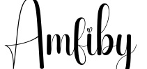 Amfiby Font Image