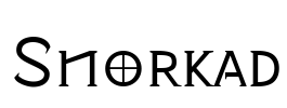 Snorkad Font Image