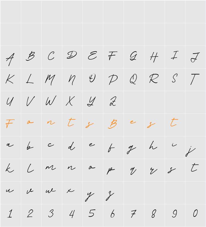 All Always Character Map