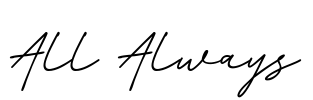 All Always Font Image