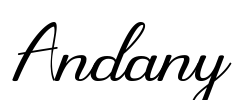Andany Font Image