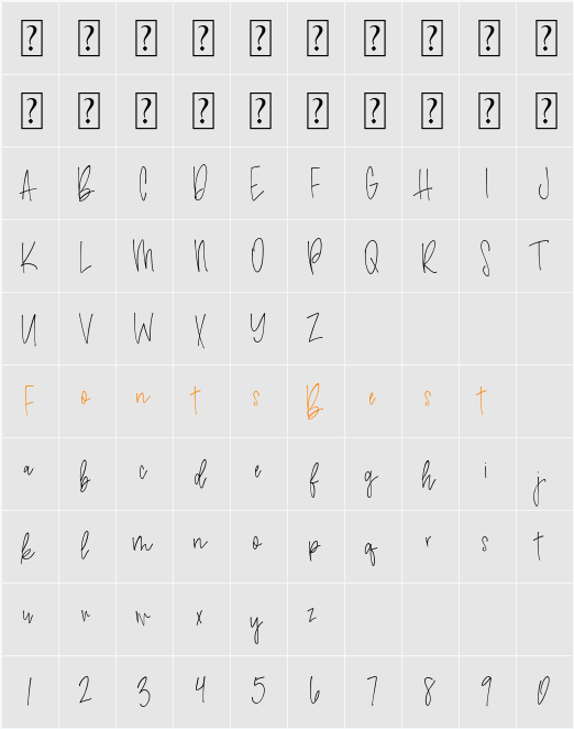 amethyst Character Map