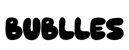 BUBLLES Font Image