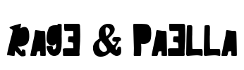 Rage & Paella Font Image
