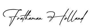 Frathaman Holland Font Image