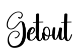 Getout Font Image