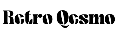 Retro Qesmo Font Image