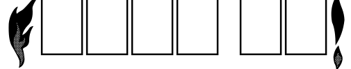 Flame on! Font Image