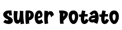Super Potato Font Image