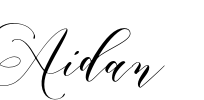 Aidan Font Image