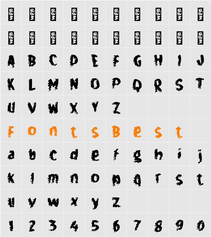 h Halah Character Map