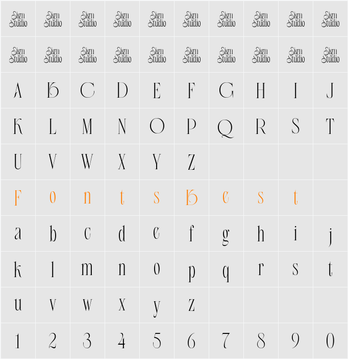 Chiro Character Map