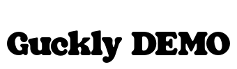 Guckly DEMO Font Image