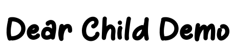 Dear Child Demo Font Image