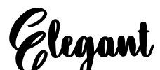 Elegant Font Image
