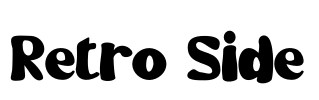 Retro Side Font Image