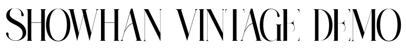 Showhan Vintage Demo Font Image
