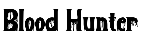 Blood Hunter Font Image