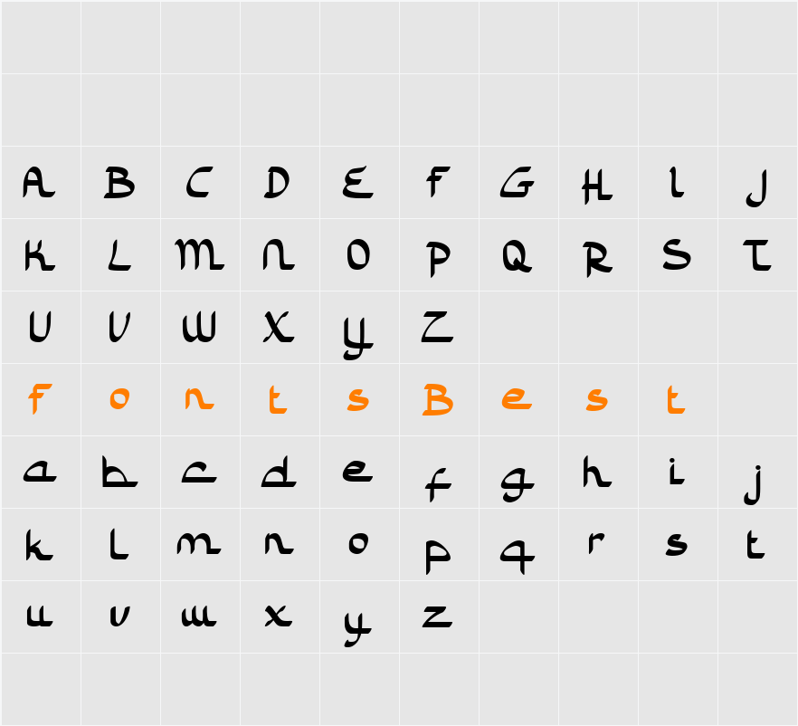 Azqad Character Map