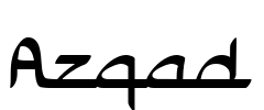 Azqad Font Image